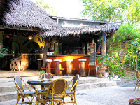 Restaurant und Loungebereich im Oasis