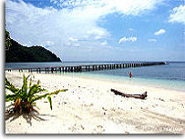 Weißer Sandstrand - Selayar Dive Resort