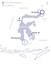 Karte Sulawesi