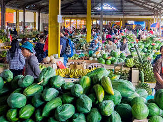Markt in Nord-Sulawesi – Indonesien 