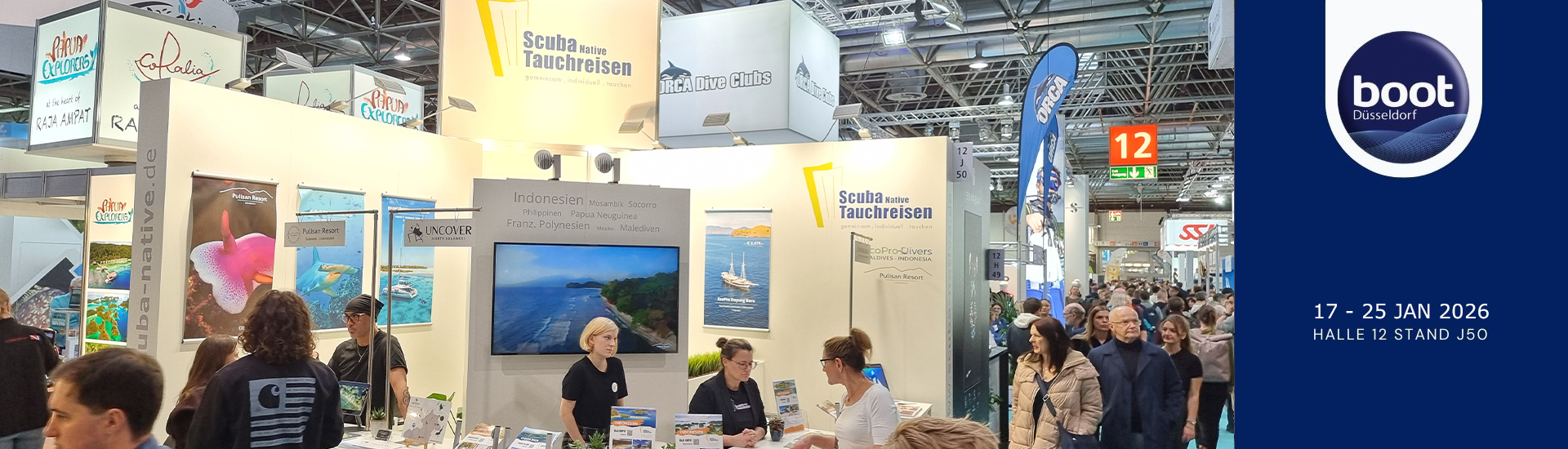 BOOT Düsseldorf 2026 – Scuba Native Tauchreisen 