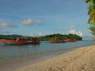 Tauchboote der Tauchbasis Blue Bay Divers – Indonesien 
