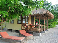 Strandbungalow der Alor Divers auf Pantar 