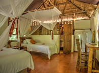 Alor Divers Resort – Bungalow Innenansicht 
