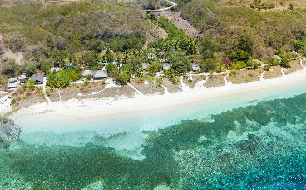 Alor Divers aus der Vogelperspektive 