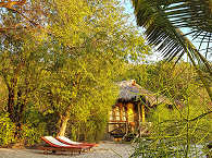Strandbungalow der Alor Divers auf Pantar 