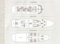 MV Ambai Deckplan · Liveaboard Indonesien 