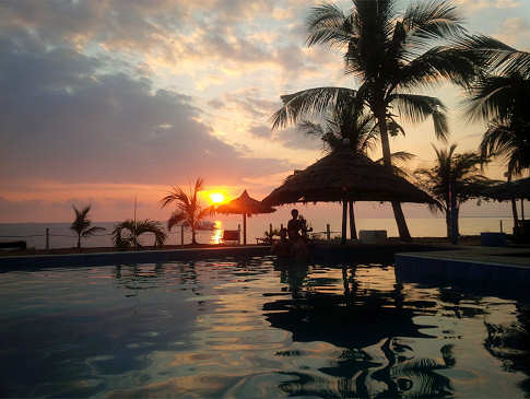 Sonnenuntergang auf Mindoro 