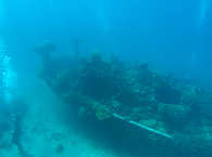 Schiffswrack in der Coron Bay, Mindoro 