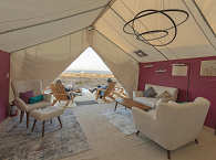 Glamping-Zelt auf der Baja California 