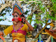 Tänzerin auf Bali