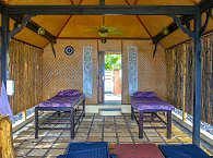 kleiner Spa-Bungalow für balinesische Wellness-Freuden 