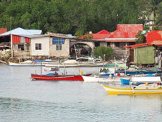 Fischerdorf auf Bohol 
