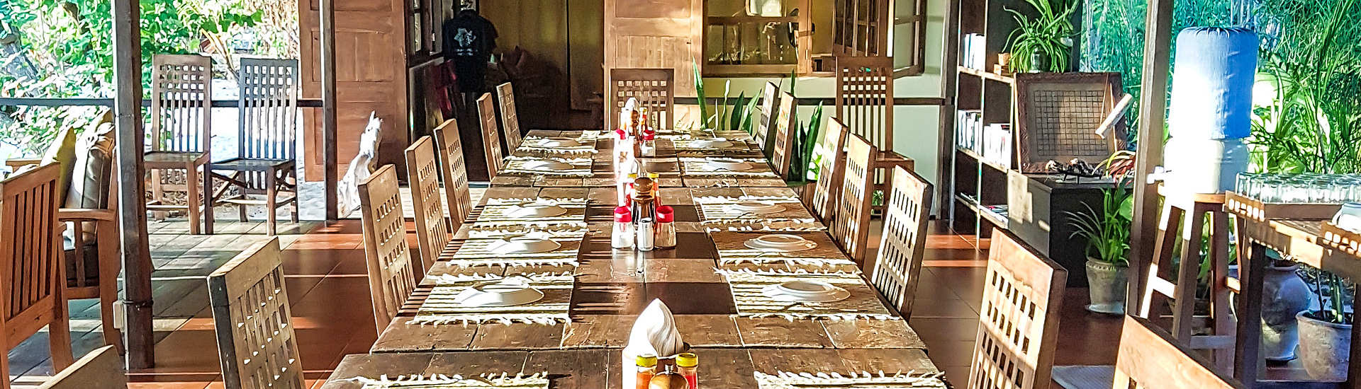 Offenes Restaurant der Alor-Divers 