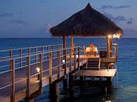 Candlelight Dinner im Maitai Hotel Rangiroa, Franz. Polynesien