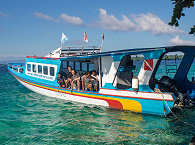 Das große „Perahu“ der Celebes Divers 