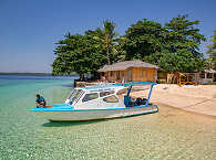 Tauchboot vor Siladen – Bunaken Nationalpark Indonesien 