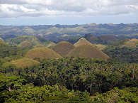 Landtouren zu den Chocolate Hills auf Bohol, Philippinen 