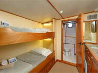 Twinbed-Kabine auf der Sea Hunter · Tauchkreuzfahrt Cocos Island 
