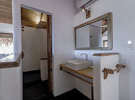Badezimmer im Superior Room (im Diving Center) 