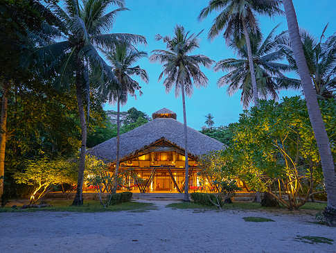 Haupthaupt des Coral Eye Boutique Resort 