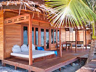 Veranda eines Superior-Bungalow 