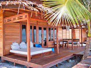 Veranda eines Superior-Bungalow 