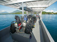 Boot des Dive Center 