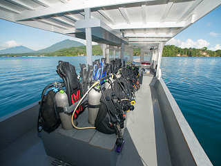 Boot des Dive Center 