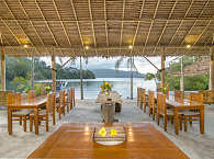 Restaurant an der Lagune · Tauchurlaub Lembeh 