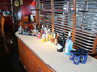 Bar der Dewi Nunsantar im Salon auf dem Hauptdeck 