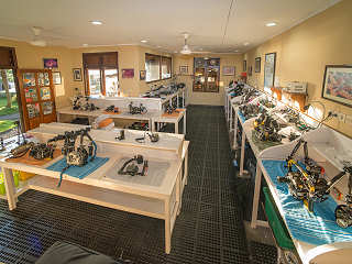 Kameraraum im Dive Center 