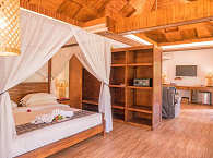 Schlafbereich der Suite (Bungalow #10) 