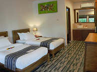 Twinbett-Zimmer im Longhouse 