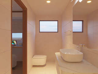 Badezimmer einer Oberdeck-Kabine · EcoPro-Liveaboard Seascape 