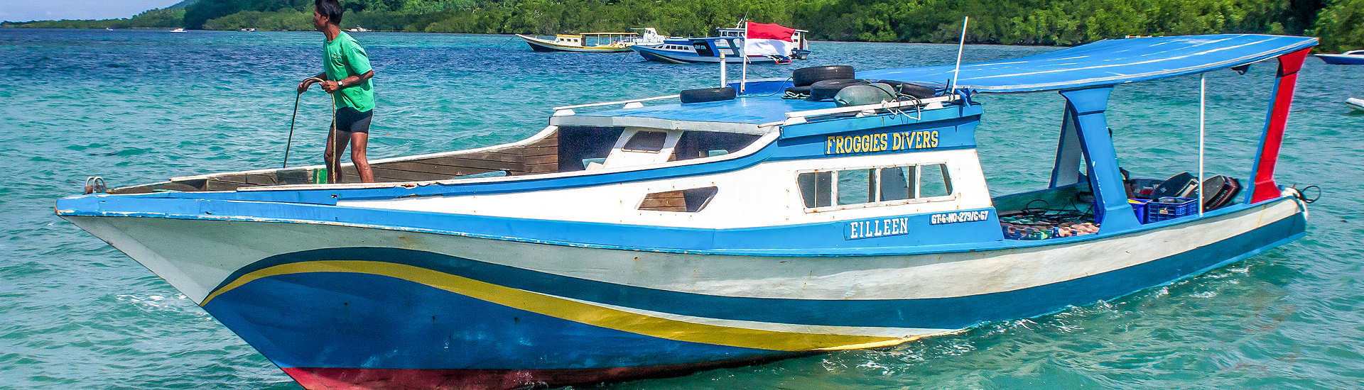 Tauchboot der Froggies Divers Bunaken, Sulawesi 