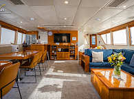Salon auf dem Hauptdeck · Nautilus Gallant Lady Liveaboard Mexiko 