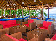 Lounge Area im Sali Bay Resort – Halmahera 