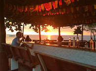 die Bar des Resorts 
