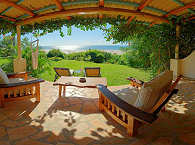Terrasse im Casa Rex – Vilanculos, Mosambik 