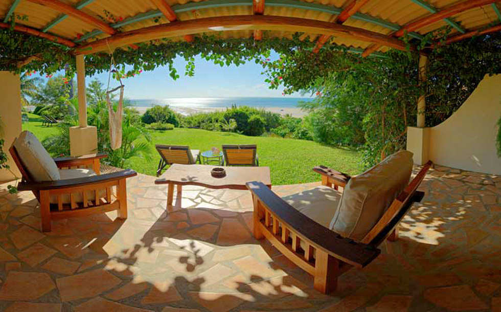 Terrasse im Casa Rex – Vilanculos, Mosambik 