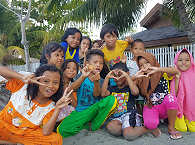 Balantaks Dorf-Kinder 