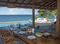 Restaurant und Aufenthaltsbereich 