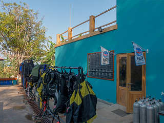Tauchbasis des Kalimaya Dive Resorts 