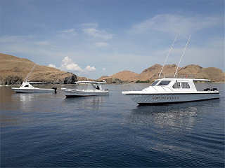 Schnellboote Tauchbasis Komodo 1 bis 3 