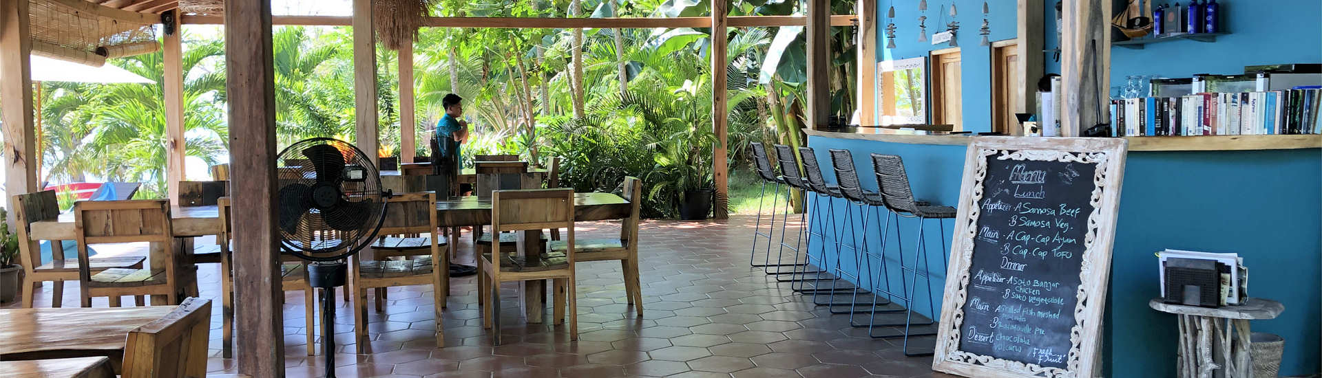 Offenes Restaurant des Kalimaya Dive Resort 