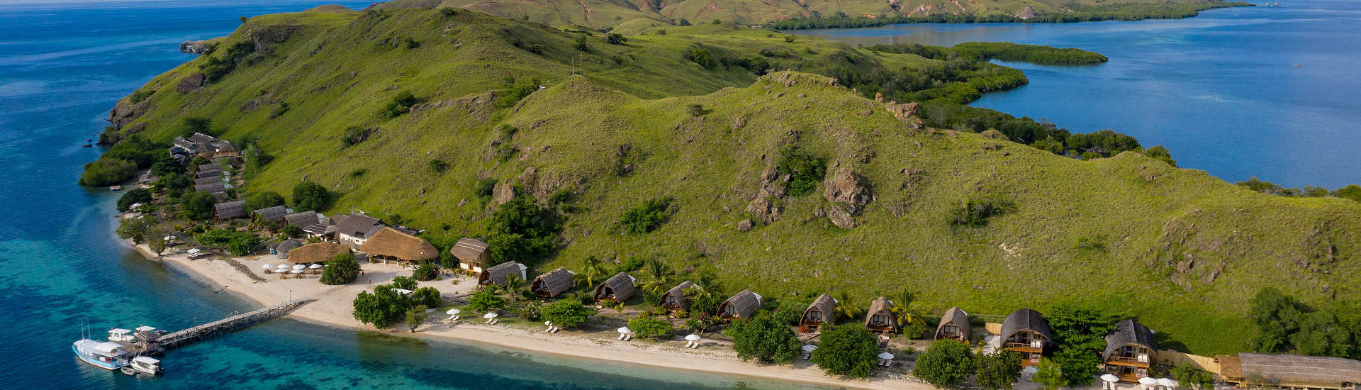 Resort auf Sebayur am Rand des Nationalparks Komodo 