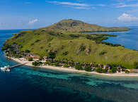 Resort auf Sebayur am Rand des Nationalparks Komodo 