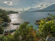 Blick auf die Lembeh Strait 