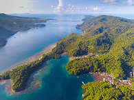 Die Lembeh Strait aus der Vogelperspektive 
